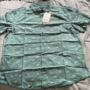 prAna Broderick Shirt, Dusty Aloe, Organic, NWT